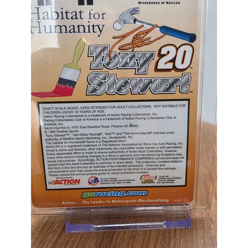 Tony Stewart 20 Home Depot Habitat for Humanity 1999 Pontiac 1/64 Diecast Car